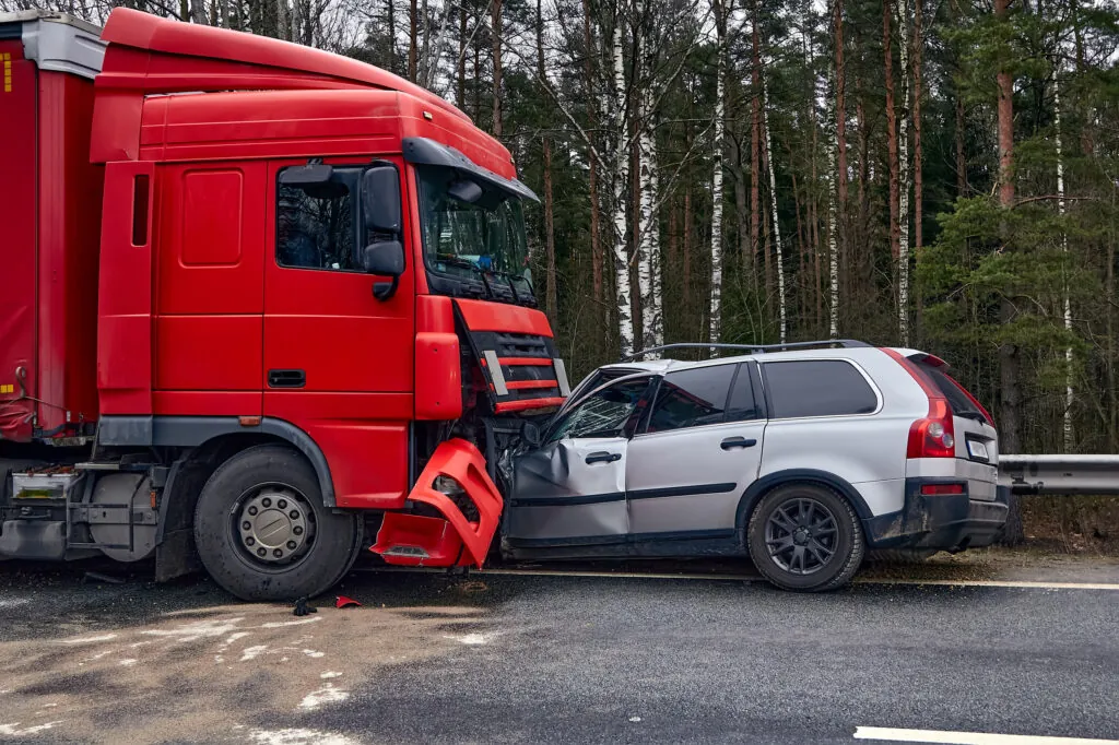 PA Truck Crashes with Government or Contractor Vehicles